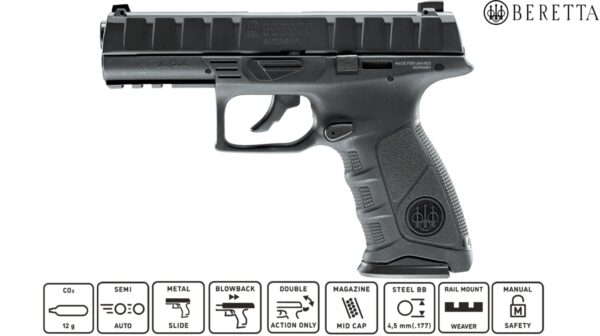 Beretta APX Black Co2 Pistol